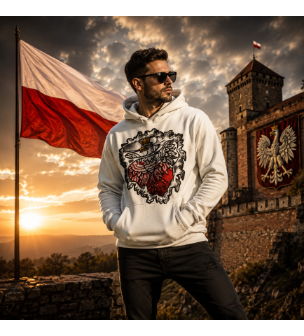 Bluza z kapturem ORZEŁ W SERCU